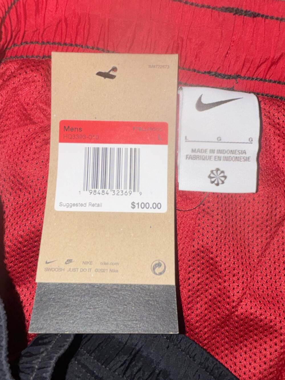 Nike Total 90 Repel Track Pants. Size Large men’s. NWT - Picture 8 of 8